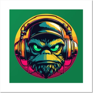 Play that monkey music Posters and Art